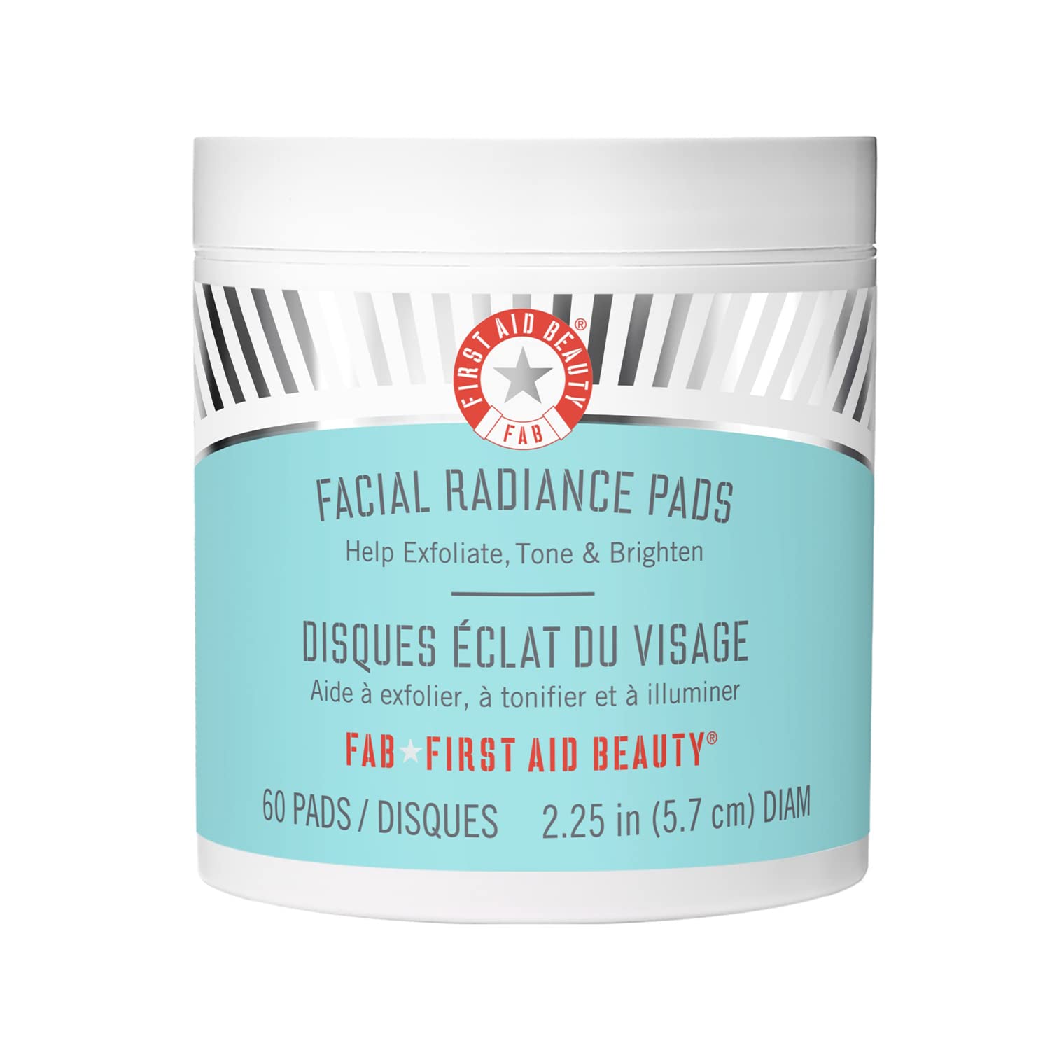 230816075453523_1 First Aid Beauty Facial Radiance Pads – Daily Exfoliating Pads with AHA that Help Tone & Brighten Skin – 60 Count - Image 1